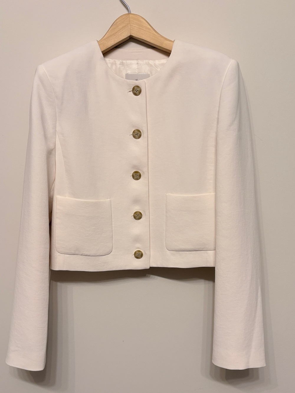 Aritzia Wilfred birch crepette prose blazer sz 6 worn once
